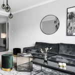 Gray-Velvet-Sofa-in-Scandinavian-Living-Room-via-vaningen.se_