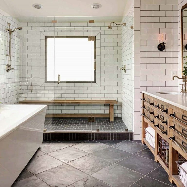 Modern-farmhouse-bathroom-One-Kind-Design