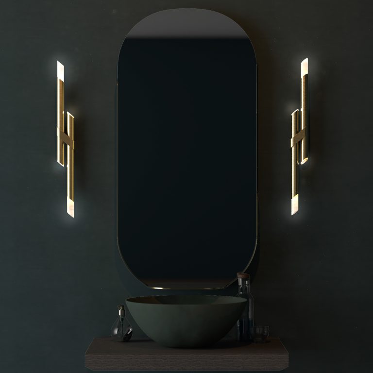contemporary-bathroom-wall-light-brass-rods-illuminated-tips-custom-sleek-minimal-design-nulty-bespo