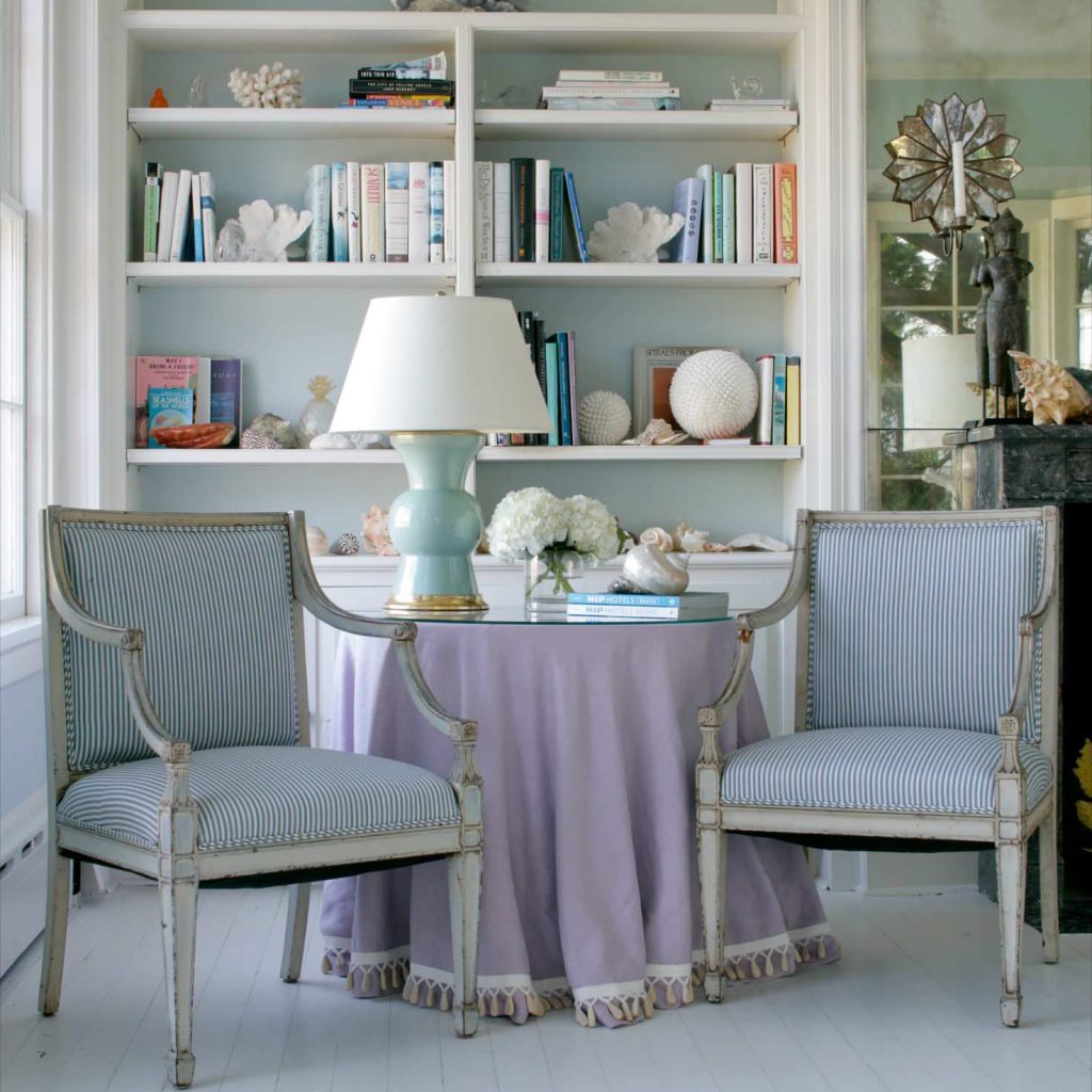 French-country-living-room-blue-ticking-chairs