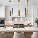 Enhance Your Kitchen with an Aged Brass Island Pendant